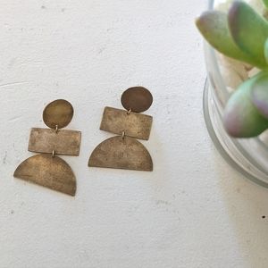 ABLE Brass Earrings